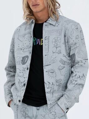Ripndip Sharpie Nerm Denim Jacket, Size Large, GUC